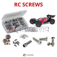 J-M SUPPLIES - RCScrewZ Stainless Screw Kit ara039 for Arrma RC Typhon 3s 4x4 V3 #ARA4306V3 RC Car | RCX - ara039