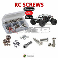 J-M SUPPLIES - RCScrewZ Stainless Screw Kit ara044 for Arrma Fireteam 6s BLX 1/7 4WD Assault (#ARA7618T1/T2) | SET - 