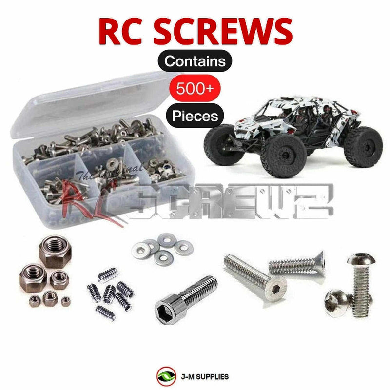 J-M SUPPLIES - RCScrewZ Stainless Screw Kit ara044 for Arrma Fireteam 6s BLX 1/7 4WD Assault (#ARA7618T1/T2) | SET - 