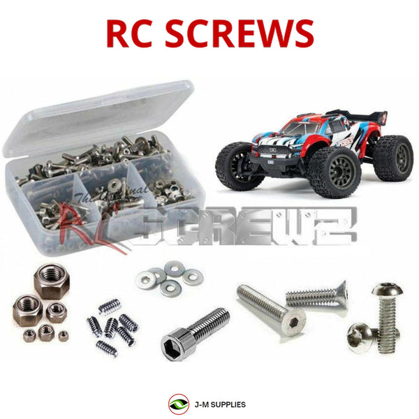 J-M SUPPLIES - RCScrewZ Stainless Screw Kit ara047 for Arrma Vorteks 3s BLX 4x4 1/10 #ARA4305V3 RC Car | PRO - ara047