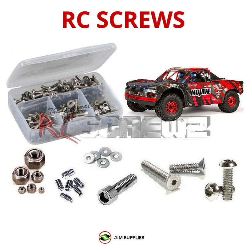 J-M SUPPLIES - RCScrewZ Stainless Screw Kit ara049 for Arrma MOJAVE 6S V2 4WD BLX 1/7 (#ARA7604) Desert Truck | RCX - 