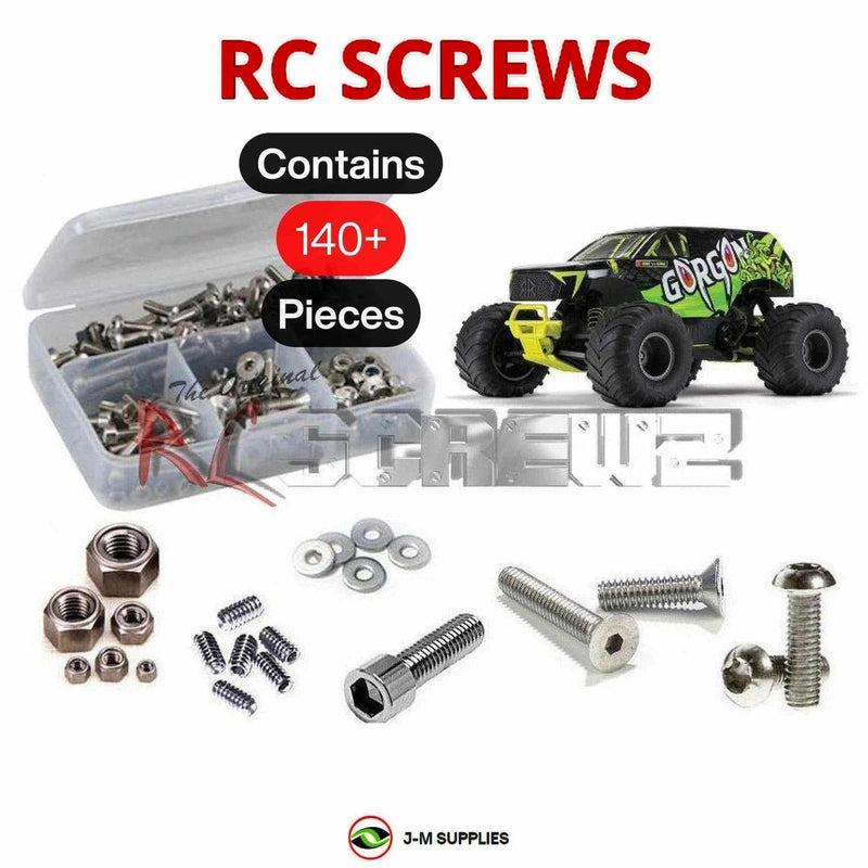 J-M SUPPLIES - RCScrewZ Stainless Screw Kit ara051 for Arrma 1/10 Gorgon 4X2 MEGA MT RTR #ARA3230 | RCX - 