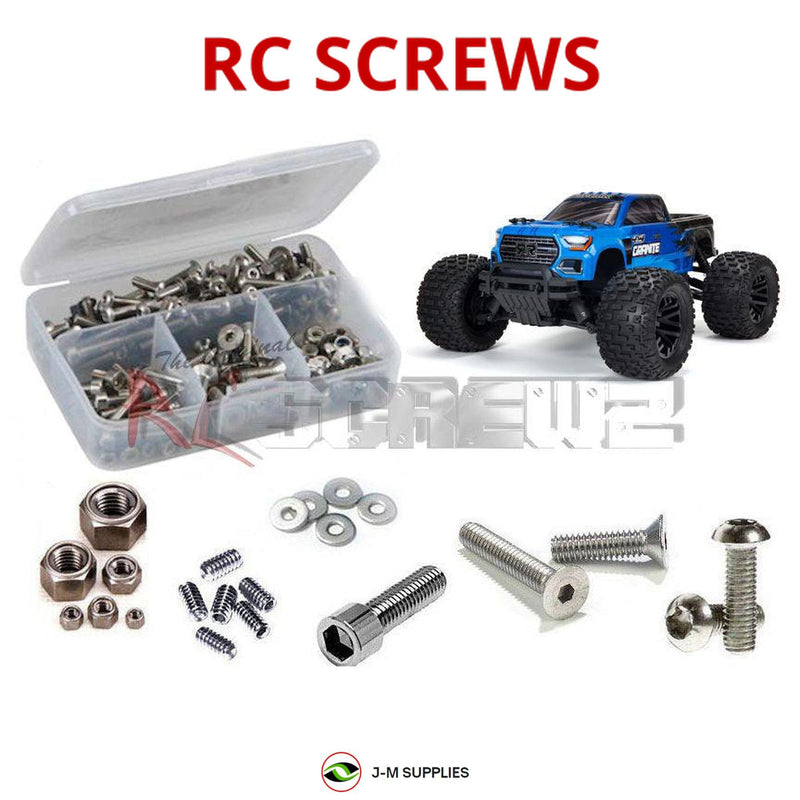 J-M SUPPLIES - RCScrewZ Stainless Screw Kit ara054 for Arrma Granite V3 Mega 550 Monster RTR (ARA4202V3) | RCX - 