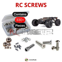 J-M SUPPLIES - RCScrewZ Stainless Screw Kit ara055 for Arrma Kraton 6s BLX 1/8 EXtreme Bash Speed MT #ARA8708 | RCX - 