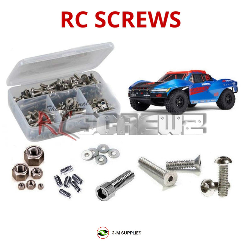 J-M SUPPLIES - RCScrewZ Stainless Screw Kit ara059 for Arrma Fury 223s BLX 2WD 1/10th SCT Truck (#ARA3521) | RCX - 