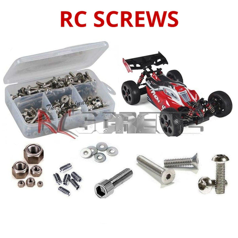 J-M SUPPLIES - RCScrewZ Stainless Screw Kit arrm008 for Arrma RC Typhon 6s BLX #AR106028/46 RC Car | SET - 
