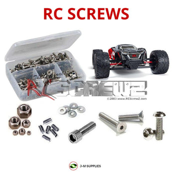 J-M SUPPLIES - RCScrewZ Stainless Screw Kit arrm014 for Arrma RC Fazon 6s BLX 1/8 #AR106020 RC Car | UPG - 
