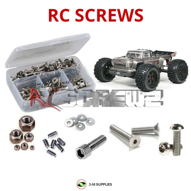 J-M SUPPLIES - RCScrewZ Stainless Screw Kit arrm015 for Arrma RC Outcast 6s BLX #ARA106021/42 RC Car | RCX - 