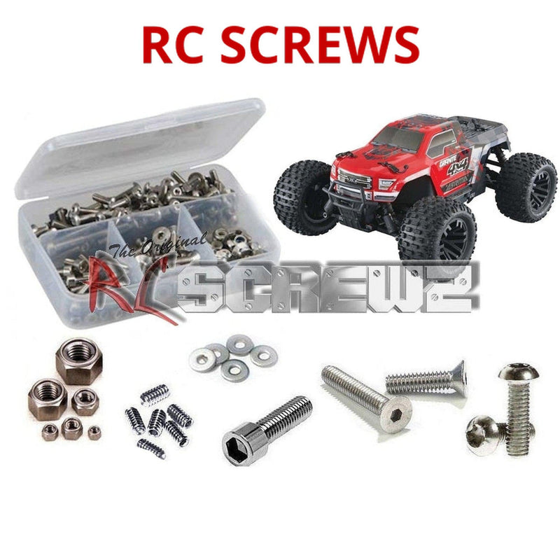 J-M SUPPLIES - RCScrewZ Stainless Screw Kit arrm016 for Arrma Granite 4x4 Mega 1/10 MT (AR102665 / AR102676) | RCX - 