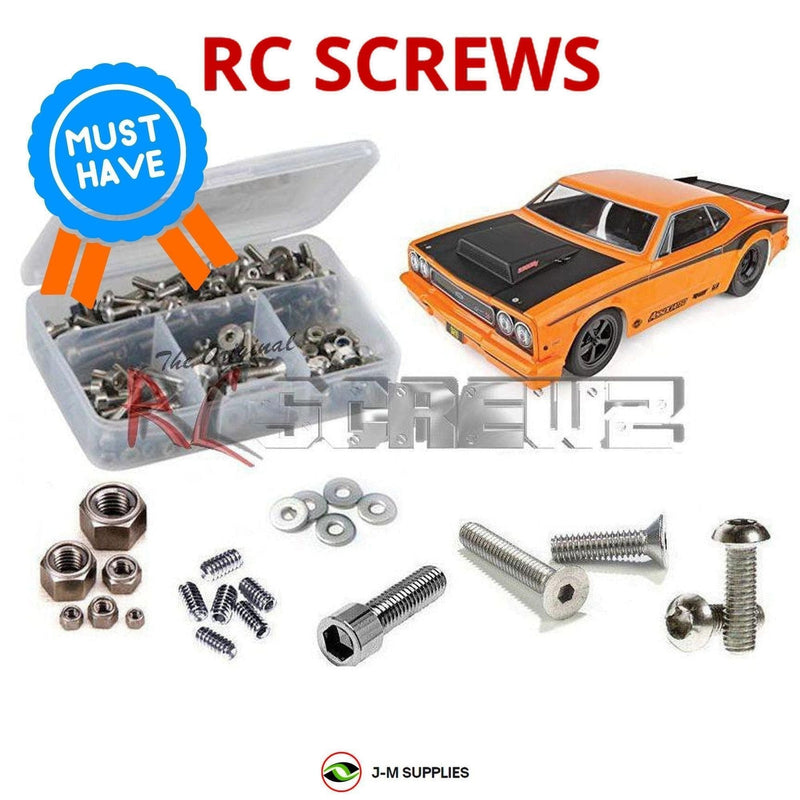 J-M SUPPLIES - RCScrewZ Stainless Screw Kit asc107 for Associated DR10 Drag Race #ASC70025/28 RC Car | PRO - 