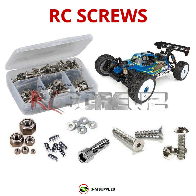 J-M SUPPLIES - RCScrewZ Stainless Screw Kit asc140 for Associated RC8B4.1 Nitro 1/8th (#80949) RC Car | PRO - 