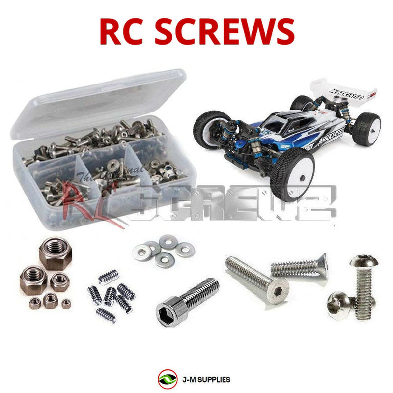 J-M SUPPLIES - RCScrewZ Stainless Screw Kit asc141 for Associated RC10B74.2 (#90044) RC Car | RCX - 