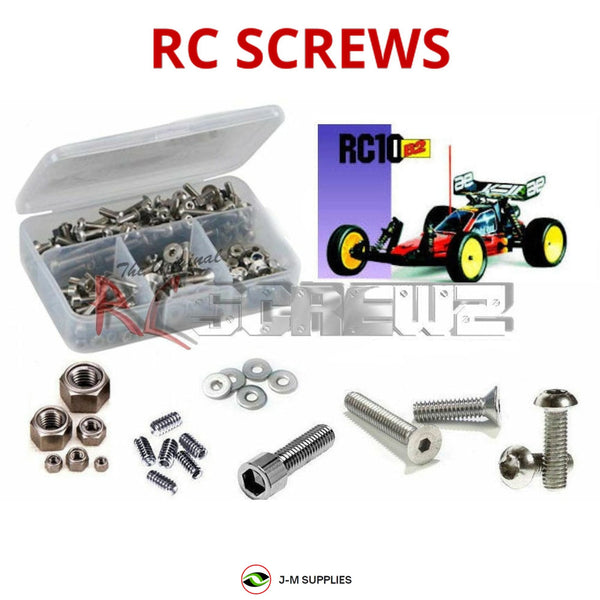 J-M SUPPLIES RC Parts Store - RCScrewZ Stainless Screw Kit ass009 for Team Associated RC10 B2 Buggy 1/10th Off-Road | PRO