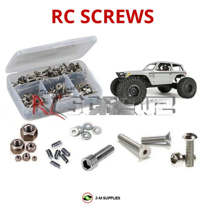 J-M SUPPLIES - RCScrewZ Stainless Screw Kit axi018 for Axial Racing Wraith Spawn 4wd #90045 RC Car | SET - 