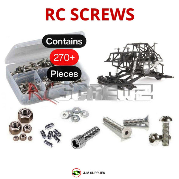J-M SUPPLIES - RCScrewZ Stainless Screw Kit axi032 for Axial 1/10 SMT10 4WD MT Raw Builders Kit (#AXI03020) | PRO - 