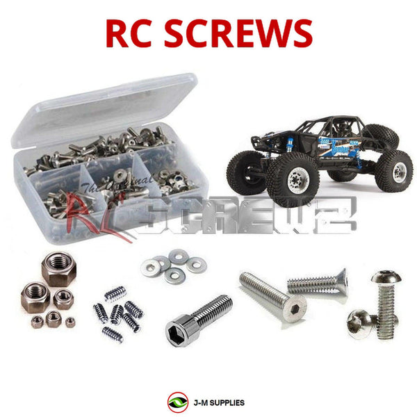 J-M SUPPLIES - RCScrewZ Stainless Screw Kit axi038 for Axial Racing RR10 Bomber 4wd AXI03016T1/T2 | SET - 