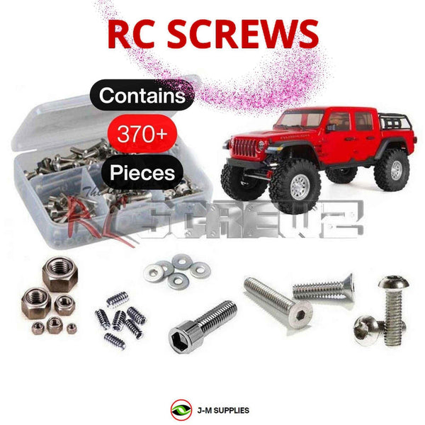 J-M SUPPLIES - RCScrewZ Stainless Screw Kit axi041 for Axial 1/10 SCX10 III Jeep JT Gladiator (AXI03006T1/T2) | PRO - 