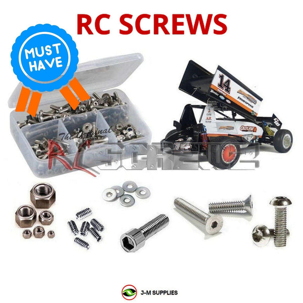 J-M SUPPLIES - RCScrewZ Stainless Screw Kit cus012 for Custom Works RC Outlaw 4 Sprint Car 1/10 (#0724) Kit | PRO - cus012