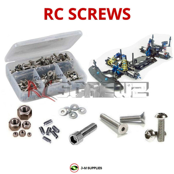 J-M SUPPLIES - RCScrewZ Stainless Screw Kit cus017 for Custom Works Rocket 5 (#0716) RC Dirt Oval Late Model | PRO - cus017