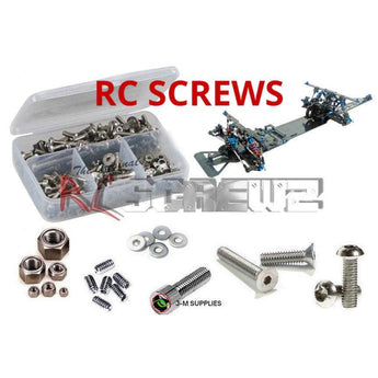 J-M SUPPLIES - RCScrewZ Stainless Screw Kit cus019 for Custom Works RC Patriot V2 Dragster 1/10 (#0852) | SET - 