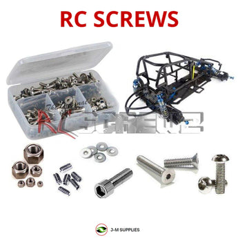 J-M SUPPLIES - RCScrewZ Stainless Screw Kit cus023 for Custom Works Enforcer 8 GBX 1/10 Dirt Oval (#0976) | SET - 