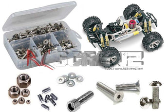 J-M SUPPLIES - RCScrewZ Stainless Screw Kit dur012 for Duratrax Nitro Quake / Thunder Quake RC Car | PRO - dur012