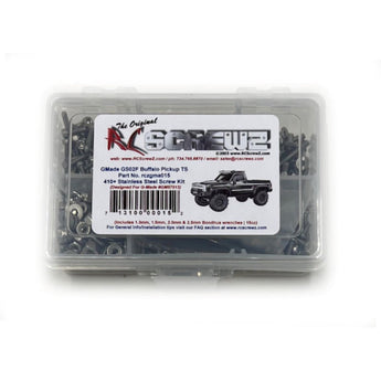 J-M SUPPLIES - RCScrewZ Stainless Screw Kit gma015 for GMade GS02F Buffalo Pickup TS #GM57013 RC Car | RCX - 