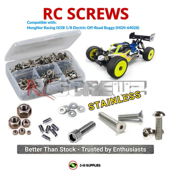 J-M SUPPLIES RC Parts Store - RCScrewZ Stainless Screw Kit hgn012 for HongNor Racing IX5B 1/8 Electric Off-Road Buggy (HGN-64028) | PRO