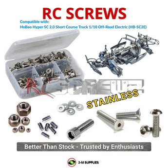 J-M SUPPLIES RC Parts Store - RCScrewZ Stainless Screw Kit hob004 for HoBao Hyper SC 2.0 Short Course Truck 1/10 Off-Road 4WD Electric (HB-SC2E) | UPG