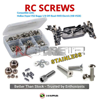 J-M SUPPLIES RC Parts Store - RCScrewZ Stainless Screw Kit hob007 for HoBao Hyper VS2 Buggy 1/8 Off-Road 4WD Electric (HB-VS2E) | UPG
