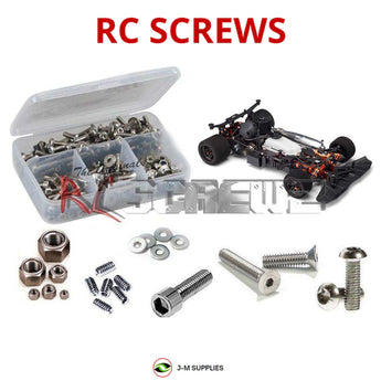 J-M SUPPLIES - RCScrewZ Stainless Screw Kit hot030 for Hot Bodies R8 1/8th Onroad #110754 RC Car | SET - 