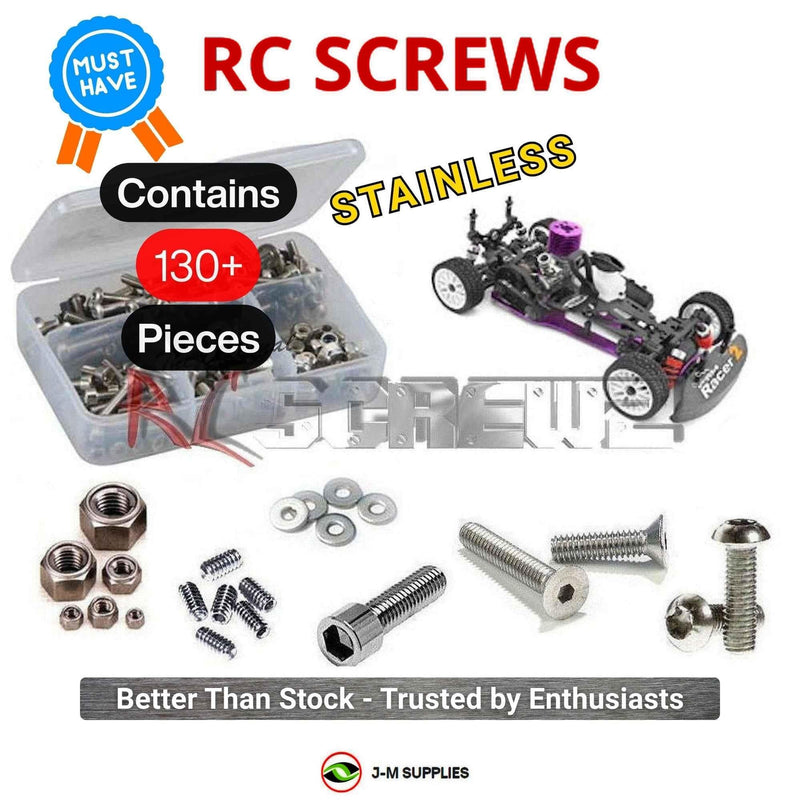J-M SUPPLIES - RCScrewZ Stainless Screw Kit hpi006 for HPI Racing Nitro RS4 Racer 2 Chassis (#426) RC Touring | SET - 