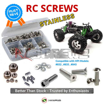 J-M SUPPLIES RC Parts Store - RCScrewZ Stainless Screw Kit hpi019 for HPI Savage SS / 25 RTR 1/8th Monster (#832/#835/#845) | PRO