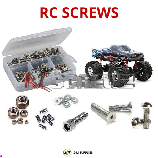 J-M SUPPLIES RC Parts Store - RCScrewZ Stainless Screw Kit hpi037 for HPI Racing Wheely King 1/12 Monster Truck 4x4 (#10830) | PRO