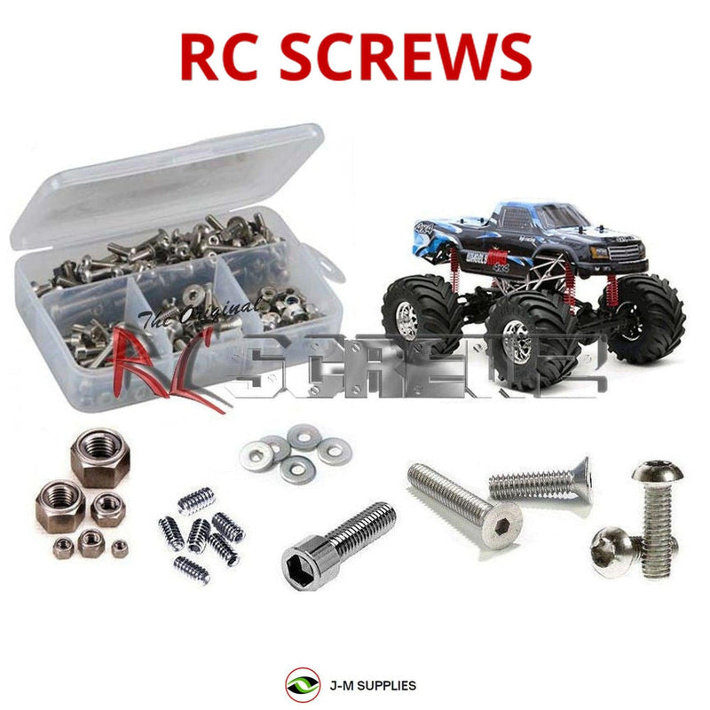J-M SUPPLIES RC Parts Store - RCScrewZ Stainless Screw Kit hpi037 for HPI Racing Wheely King 1/12 Monster Truck 4x4 (#10830) | PRO