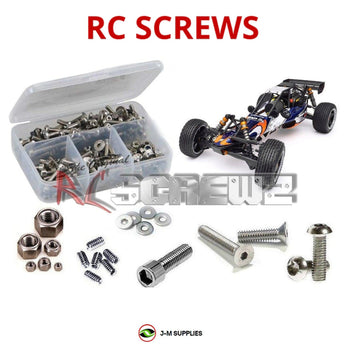 J-M SUPPLIES - RCScrewZ Stainless Screw Kit hpi043 for HPI Racing Baja 5B SS 1/5th Gasoline (#10610) RC Buggy | PRO - 