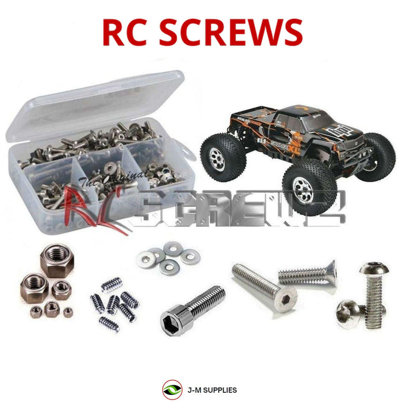 J-M SUPPLIES - RCScrewZ Stainless Screw Kit hpi078 for HPI Racing Savage XL 5.9 1/8 Monster Truck (#112601) | RCX - 
