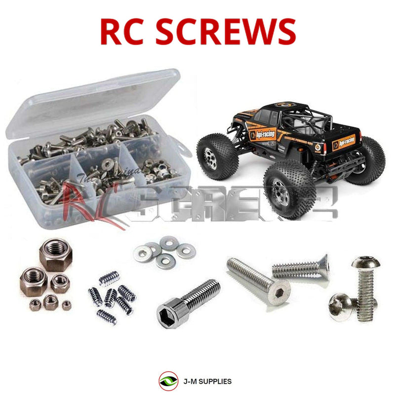 J-M SUPPLIES - RCScrewZ Stainless Screw Kit hpi079 for HPI Savage XL Octane 1/8th RTR #109073 RC Car | SET - 