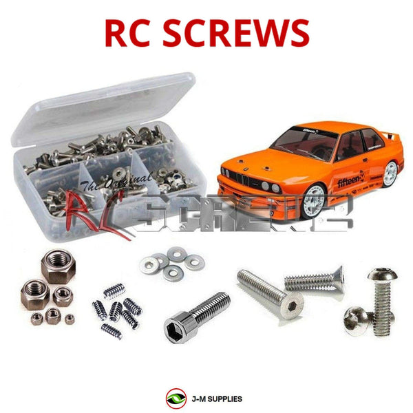 J-M SUPPLIES - RCScrewZ Stainless Screw Kit hpi082 for HPI Racing RS4 Sport 3 1/10 4WD Chassis RC Car | PRO - 