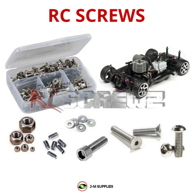 J-M SUPPLIES - RCScrewZ Stainless Screw Kit hpi097 for HPI Racing RS4 3 Evo Plus Nitro (#10055) | PRO - 