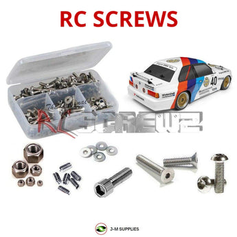 J-M SUPPLIES RC Parts Store - RCScrewZ Stainless Steel Screw Kit hpi098 for HPI Racing RS4 Sport 3 Warsteiner BMW M3 E30 1/10 Electric 4WD On-Road Touring Car (#120103) | UPG