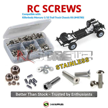 J-M SUPPLIES RC Parts Store - RCScrewZ Stainless Screw Kit klr002 for Killerbody Mercury 1/10 Trail Truck Chassis Kit (#48780) | PRO