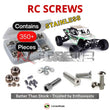 J-M SUPPLIES - RCScrewZ Stainless Screw Kit kra005 for Kraken Vesla 5E 2WD 1/5th Elec (KVS303) RC Car | UPG - 