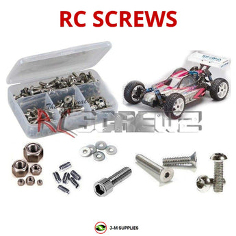 J-M SUPPLIES - RCScrewZ Stainless Screw Kit kyo003 for Kyosho MP6 International 1/8th #31892 RC Car | SET - 