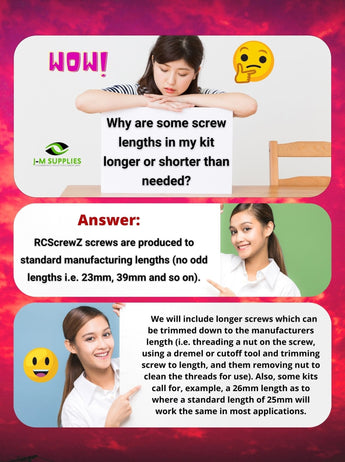 J-M SUPPLIES - RCScrewZ Stainless Screw Kit kyo009 for Kyosho TR15 Monster Touring 1/8th #31213 RC Car | PRO - 