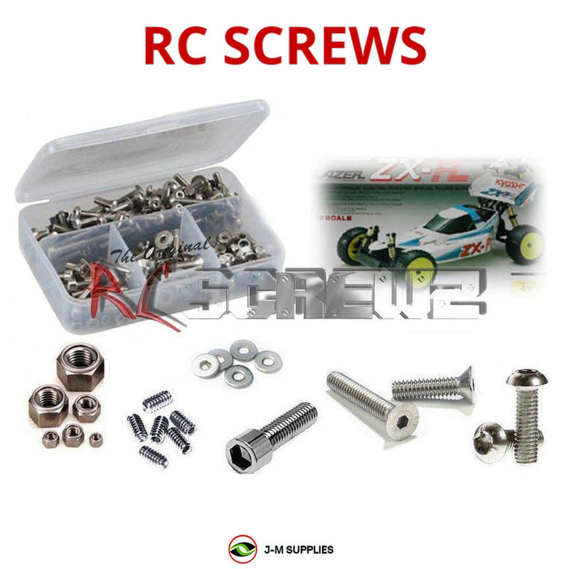 J-M SUPPLIES - RCScrewZ Stainless Screw Kit kyo013 for Kyosho Lazer ZX-R 4WD 1/10 Electric Buggy (#3147) | SET - 