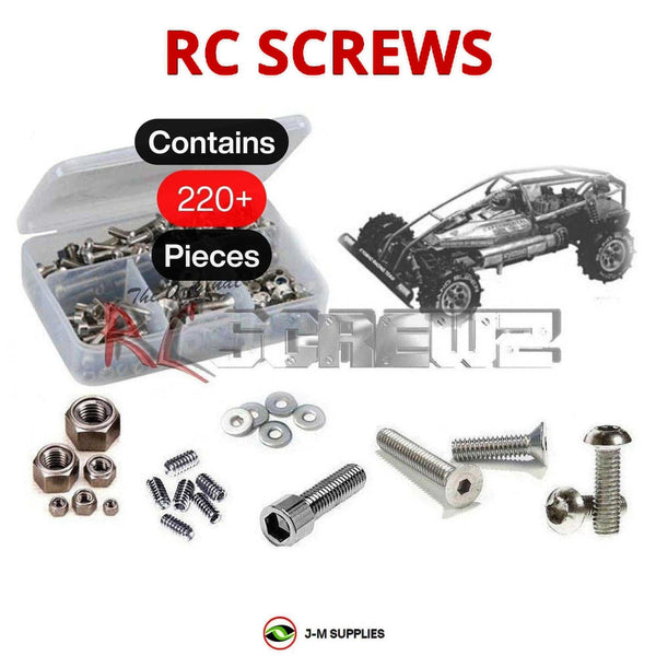 J-M SUPPLIES - RCScrewZ Stainless Screw Kit kyo026 for Kyosho Vanning/Presto 1/8 Nitro Buggy (#3058/#3059) | SET - 