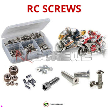 J-M SUPPLIES - RCScrewZ Stainless Screw Kit kyo039 for Kyosho NSR 500 Motorcycle Series Electric 1/8 (#3021) | UPG - kyo039