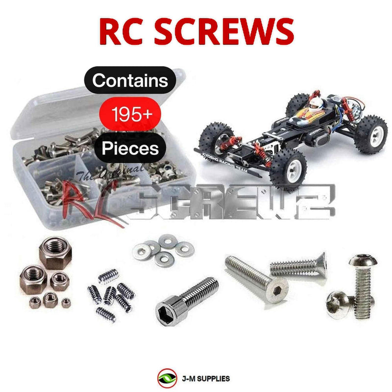J-M SUPPLIES - RCScrewZ Stainless Screw Kit kyo174 for Kyosho Optima 4WD 1/10 Buggy (#30617B) (2016 Model) | UPG - 