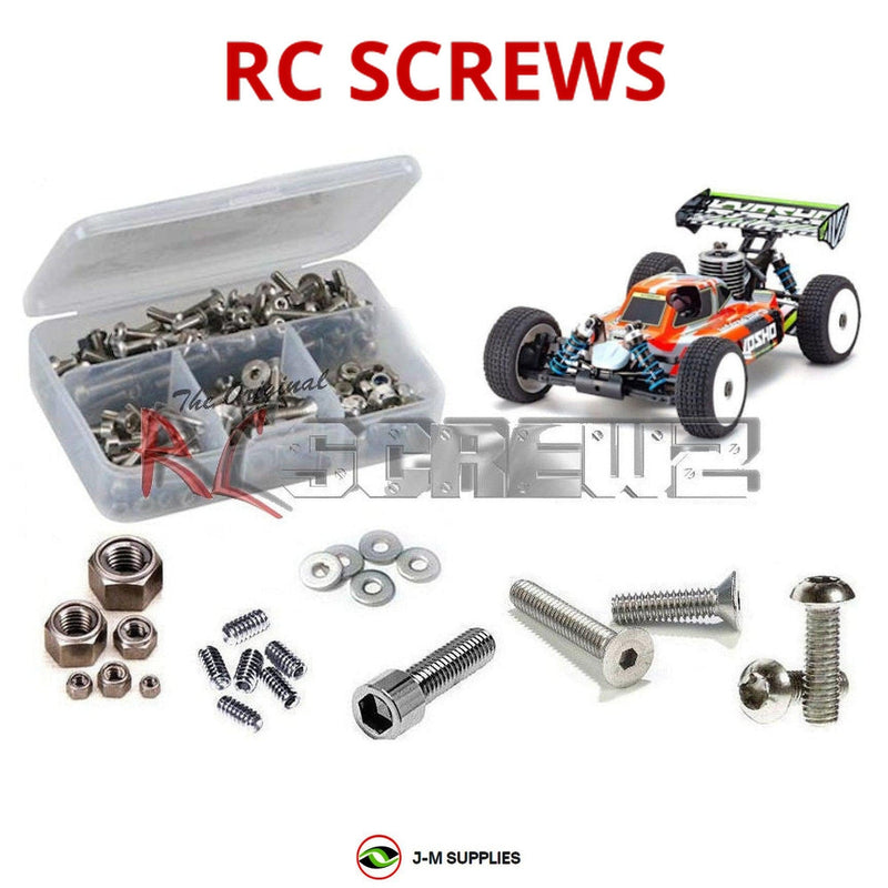 J-M SUPPLIES - RCScrewZ Stainless Screw Kit kyo196 for Kyosho Inferno MP9 TKI4 V2 ReadySet 1/8 (#33021) Buggy | PRO - 